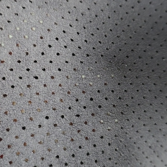 Torrid Perforated Faux Suede Gray Tee 2x - Picture 6 of 8